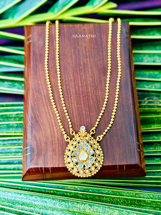 Handcrafted Svita Rani Haram with Double Mani Mala/Necklace