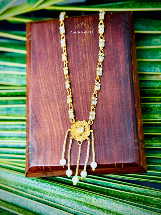 Guldasta Moti Kundan Statement Necklace