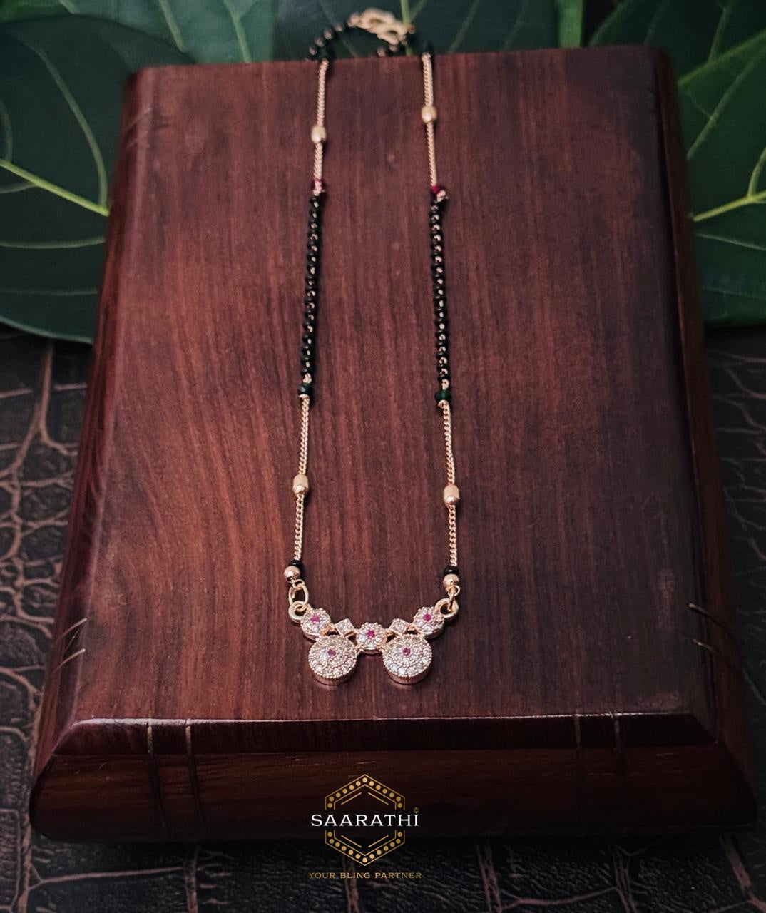 Shiv-Shakti Double Vati Karimani Maala/Mangalsutra Necklace