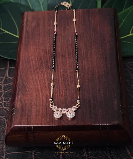 Shiv-Shakti Double Vati Karimani Maala/Mangalsutra Necklace