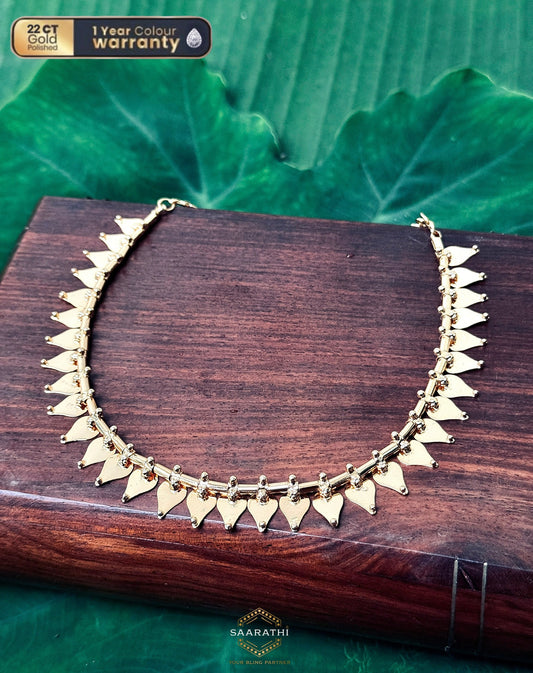 Saubhagyavati 22 CT Gold-Plated Thaalikootam Necklace