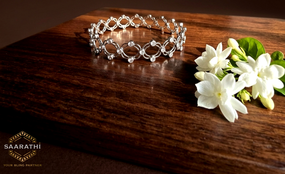 Pure 925 Silver 2-in-1 Convertible Ring Bangle/ Magic Bangle