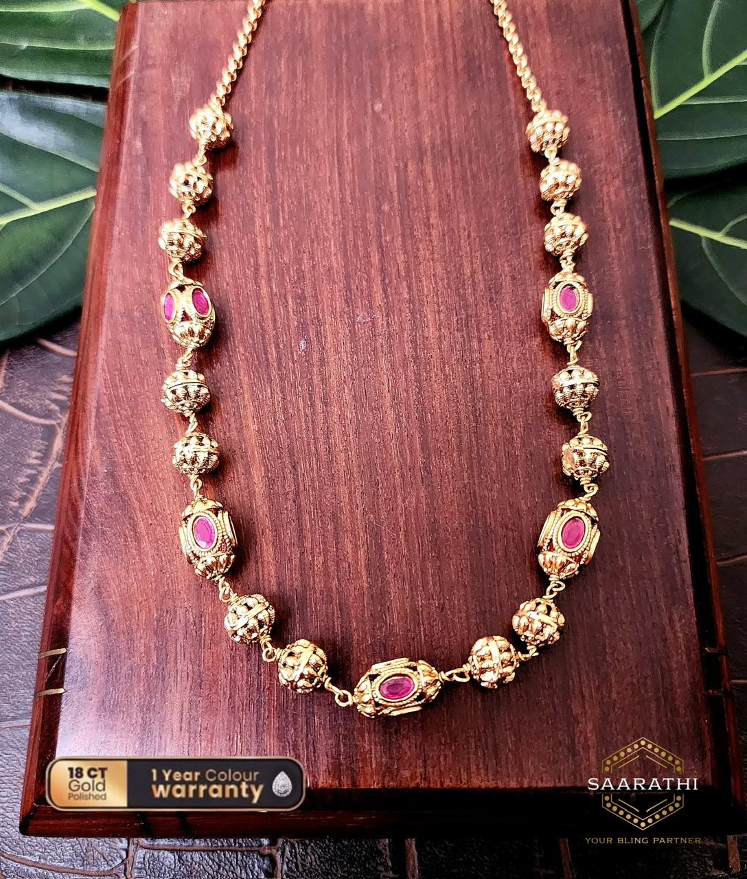 Mihika Mani Mala/ Beaded Necklace