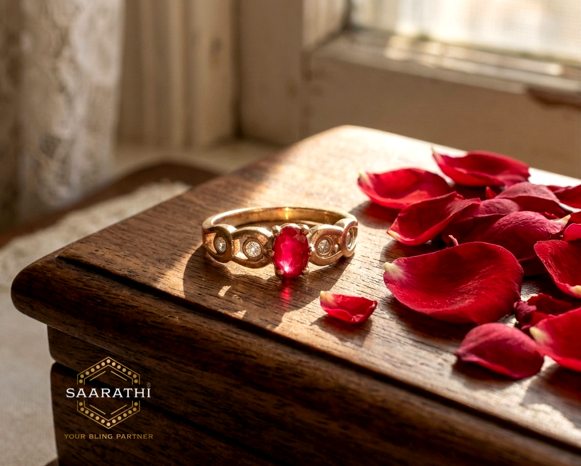 Timeless Gold-Toned Panchaloham CZ Ring